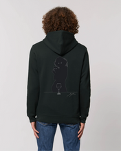 Lade das Bild in den Galerie-Viewer, Sweatshirt Hoodie: Lässiger Lutz &quot;SIVAN - JUST A GLASS OF WINE&quot; Print
