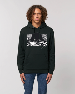 Sweatshirt Hoodie: Lässiger Lutz "SIVAN - SWIRL" Print