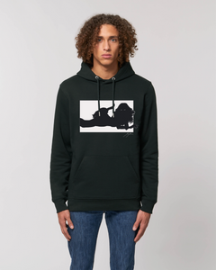 Sweatshirt Hoodie: Lässiger Lutz "SIVAN - FIERCE" Print