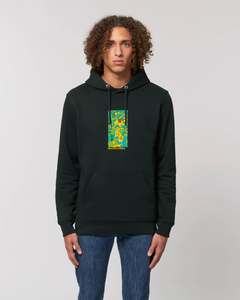 Sweatshirt Hoodie: Lässiger Lutz "KARTE" Print