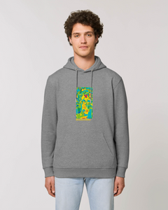 Sweatshirt Hoodie: Lässiger Lutz "KARTE" Print